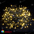 Гирлянда Нить 60 м., 600 LED, Теплый Белый, с мерцанием Холодный Белый, черный провод (ПВХ). 03-4161