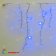 Гирлянда Бахрома, 5х0.5м., 250 LED, синий, без мерцания, прозрачный ПВХ провод (Без колпачка). 05-1955