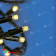 Занавес светодиодный с эффектом мерцания, 3х2м. 384 LED. Теплый белый свет. Провод черный. 10-3844