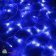 Гирлянда Бахрома, 3,1х0.5 м., 120 LED, синий, без мерцания, прозрачный ПВХ провод с защитным колпачком, 220В. 04-3217
