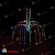 Светодиодная конструкция "Магнолия" в виде "Фонтана", 48 Лучей, 2,6мx3мx2,8м, мульти, 220В. 11-1571