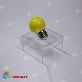 Светодиодная лампа (диммируемая) для белт-лайт, d=45 мм., E27, 0,5Вт, желтый. 11-1158