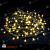 Гирлянда Нить 40 м., 400 LED, Теплый Белый, с мерцанием Холодный Белый, черный провод (ПВХ). 03-4163