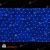 Светодиодная сетка, 2х1.5м., 288 LED, синий, чейзинг, черный провод (пвх). 11-2110