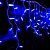 Гирлянда Бахрома, 5х0.7м., 250 LED, синий, без мерцания, прозрачный ПВХ провод (Без колпачка). 05-1959