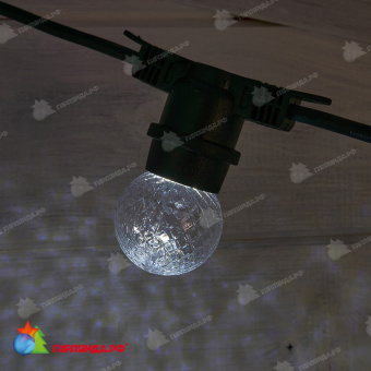 Светодиодная лампа "Ананас", прозрачная. Дневной свет (6000K). Картон. 10-3892