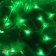 Гирлянда Бахрома, 3,1х0.5 м., 150 LED, зеленый, без мерцания, прозрачный ПВХ провод (Без колпачка), 220В. 04-3226