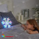 Светильник декоративный «Снежинка», на батарейках 100 LED. Белый свет. Цвет корпуса радужный. 10-3862