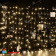 Занавес светодиодный с эффектом мерцания, 3х2м. 384 LED. Теплый белый свет. Провод черный. 10-3844
