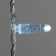 Гирлянда Бахрома 3х0.6м., 144 LED, холодный белый, с мерцанием, прозрачный ПВХ провод с защитным колпачком. 16-1027
