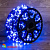 Гирлянда Led Клип-лайт 12V, черный пвх, 150 мм, цвет диодов Синий 14-2389