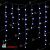 Гирлянда Бахрома, 3,2х0.9м., 168 LED, Синий, с мерцанием, черный провод (каучук), с защитным колпачком. 04-4239