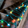 Гирлянда светодиодная "Полоса", 10м. 100 LED. Разноцветный свет. Провод зеленый. 10-3614