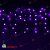 Гирлянда Бахрома, 3х0.5 м., 112 LED, фиолетовый, без мерцания, прозрачный ПВХ провод. 07-3445