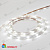Светодиодная Лента LTC Герметичная Белая 220В, SMD2835, 24LED/м, 6000К, IP65, Бухта 100м 04-5397
