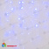 Гирлянда Бахрома 3х0.7 м., 200 LED, синий, без мерцания, белый резиновый провод (Каучук), с защитным колпачком. 10-3784