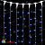 Гирлянда светодиодный занавес 1x9 м., 900 LED, Синий, без мерцания, прозрачный провод (пвх). 04-4388