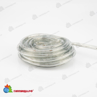Светодиодный дюралайт LED, 24 LED/м, 14м, холодный белый, с динамикой. 14-1612