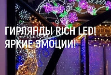 Купить светодиодные гирлянды RICH LED – низкие цены на новогодний декор и уличные гирлянды!