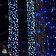 Гирлянда на деревья, спайдер, Луч 4, 4х25м., 100м., 1000 LED, 220/24B., синий, без мерцания, черный ПВХ провод. 05-1758