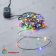Гирлянда светодиодная "Роса", 100м. 1000 LED. Разноцветный свет. Провод зеленый. 10-3622
