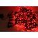 Гирлянда на деревья, спайдер, Луч, 5х20, 100м, 1000 LED, 24B, красный, без мерцания, черный ПВХ провод. 06-3102