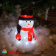 Светодиодная фигура «Снеговик-3», 30 LED, 18x15x27 см. 10-3699.