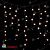 Гирлянда Бахрома, 3,2х0.9м., 168 LED, Экстра Тепло-Белый, без мерцания, черный провод (каучук), с защитным колпачком. 04-4236