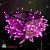 Гирлянда Нить, 10м., 100 LED, розовый, без мерцания, прозрачный провод (пвх), с защитным колпачком. 06-3277