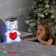 Светильник декоративный «Мишка с сердцем», с USB проводом. 200 LED. Белый свет. Цвет корпуса радужный. 10-3857