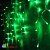 Гирлянда Бахрома, 3х0.9 м., 144 LED, зеленый, с мерцанием, прозрачный ПВХ провод. 07-3501