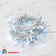 Гирлянда Нить 10 м., 120 LED, холодный белый, без мерцания, белый резиновый провод (Каучук), с защитным колпачком. 10-3735.