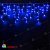 Гирлянда Бахрома, 4,9х0.5 м., 240 LED, синий, без мерцания, прозрачный ПВХ провод (Без колпачка), 220В. 04-3240