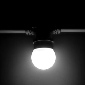 Светодиодная лампа для белт-лайт, d=45 мм., E27, 2Вт, холодный белый. 16-1161