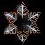 Светодиодная Снежинка 1,3м Тепло-Белая с Динамикой Белого Диода 24В, Металлический Каркас, IP54, 04-8089