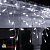 Гирлянда Бахрома, 5х0.5м., 250 LED, холодный белый, без мерцания, прозрачный ПВХ провод (Без колпачка). 05-1957