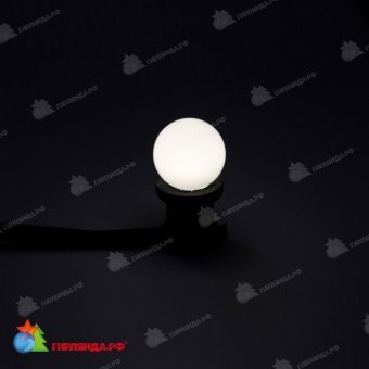 Светодиодная лампа (диммируемая) для белт-лайт, d=45 мм., E27, 0,5Вт, холодный белый. 11-1154