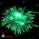 Гирлянда Нить 10 м., 100 LED, зеленый, с мерцанием, белый резиновый провод (Каучук), с защитным колпачком. 03-3835