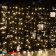 Гирлянда светодиодный занавес 3х2 м., 240 LED, теплый белый, с мерцанием, черный резиновый провод (Каучук), с защитным колпачком. 10-3719.