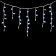 Гирлянда Бахрома, 3,1х0.5м., 120 LED, холодный белый, без мерцания, белый резиновый провод (Каучук), с защитным колпачком, 220В. 04-3155