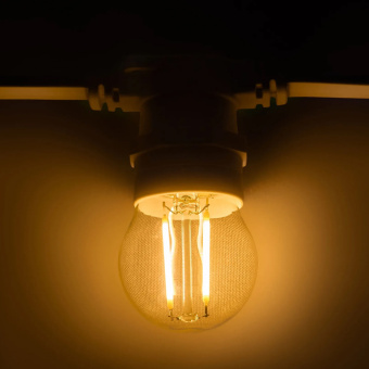 Светодиодная лампа для белт-лайт, d=45 мм., филаментная, E27, 2Вт, теплый белый. 16-1167