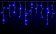 Гирлянда Бахрома 25х0.6 м., 850 LED, синий с мерцанием,белый ПВХ провод. 03-4812