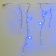 Гирлянда Бахрома, 3х0.5м., 150 LED, синий, без мерцания, прозрачный ПВХ провод (Без колпачка). 05-567