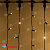 Гирлянда светодиодный занавес, 2х9м., 1368 LED, Теплый Белый, с мерцанием, черный провод, каучук (резина). 17-1325
