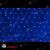 Светодиодная сетка, 2х3м., синий, чейзинг, черный провод (пвх). 11-2036