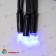 Гирлянда Нить 10 м., 120 LED, синий, с мерцанием, черный резиновый провод (Каучук), с защитным колпачком. 10-3789