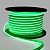 Светодиодный гибкий неон, односторонний, бухта 50м., сечение 8х16мм., зеленый. G16-1175