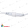 Гирлянда Нить 10 м., 120 LED, холодный белый, без мерцания, белый резиновый провод (Каучук), с защитным колпачком. 10-3735.