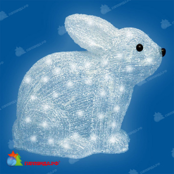 Светодиодная фигура «Кролик», 32 LED, 27x14x24 см. 10-3701.