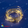 Светодиодная гирлянда "Роса", 5 м., 50 LED, теплый белый, медный провод. 10-3747.